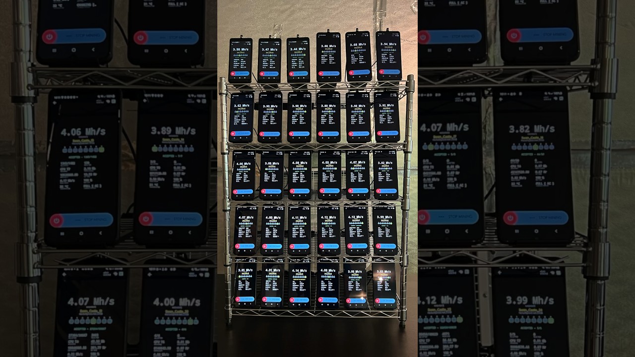 How I Built a Profitable Crypto Mining Phone Farm 📱💰