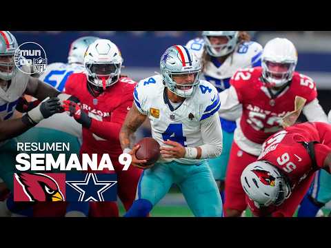 Arizona Cardinals vs. Dallas Cowboys | Resumen NFL en español - Semana 9 | NFL Highlights 2025