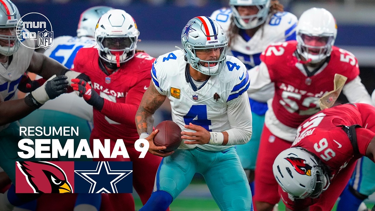 Resumen del partido Arizona Cardinals vs. Dallas Cowboys - Semana 9 NFL 2025