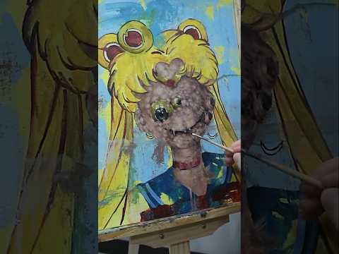 Steve Buscemi VS Peppa Pig trapped in Sailor Moon #takeover #Pig