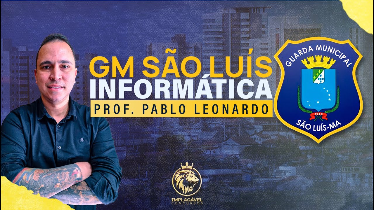 Curso Completo de Informática e Criptografia para Guarda Municipal de São Luís-MA 🚓