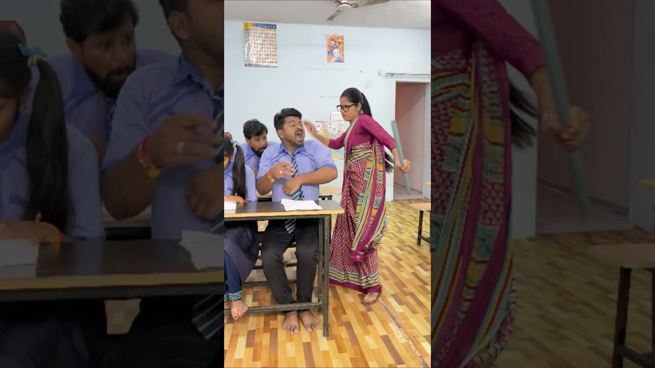 Madam Ko Bithaya Favorite Pe! 😂 | Hilarious School Comedy #Shorts