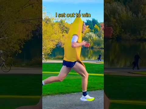 Banana tries to win 5K race 🍌