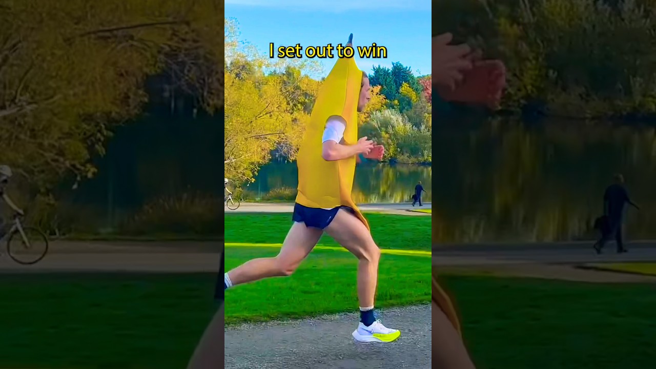 Banana Competes in 5K Race 🍌
