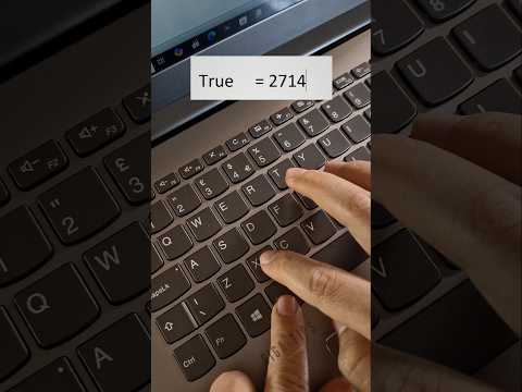 Typing trick | #computer #pc #asmr #typing #tricks