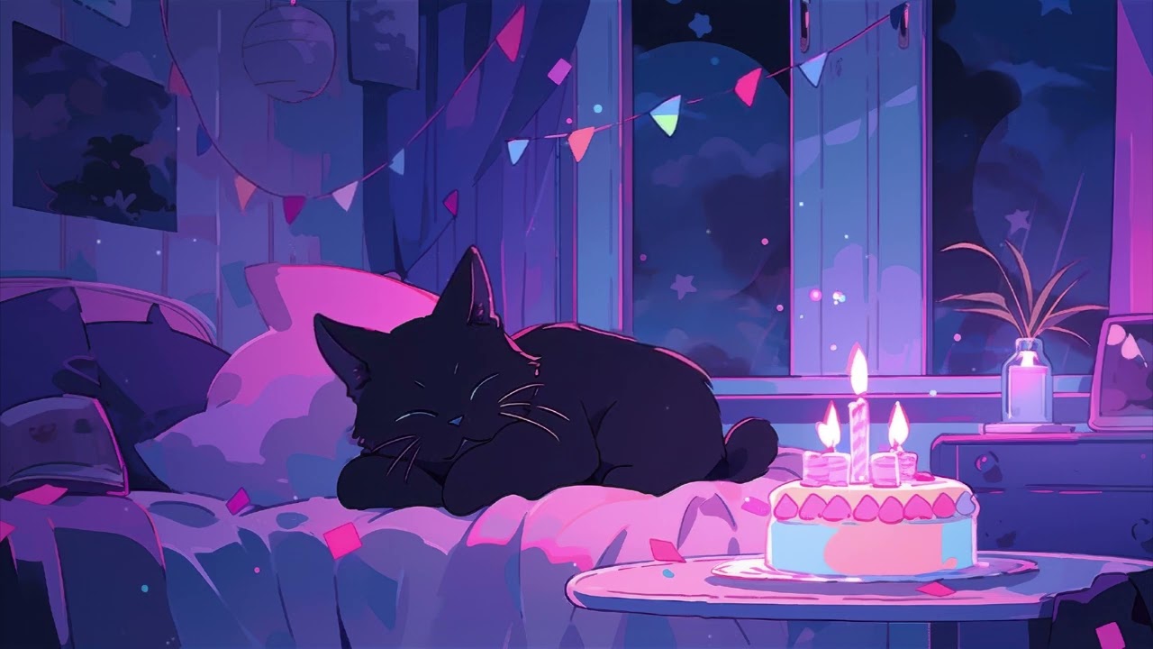 Relax & Unwind with Cozy Lofi Cat Beats 💤 | Perfect for Sleep & Chill