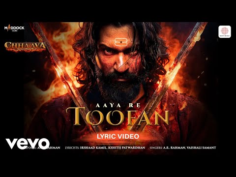Aaya Re Toofan - Lyric Video | Chhaava| Vicky K, Rashmika M |A. R. Rahman,Vaishali S.