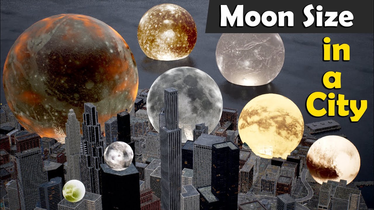 What if the Moon Were 1000 Times Smaller? 🌙