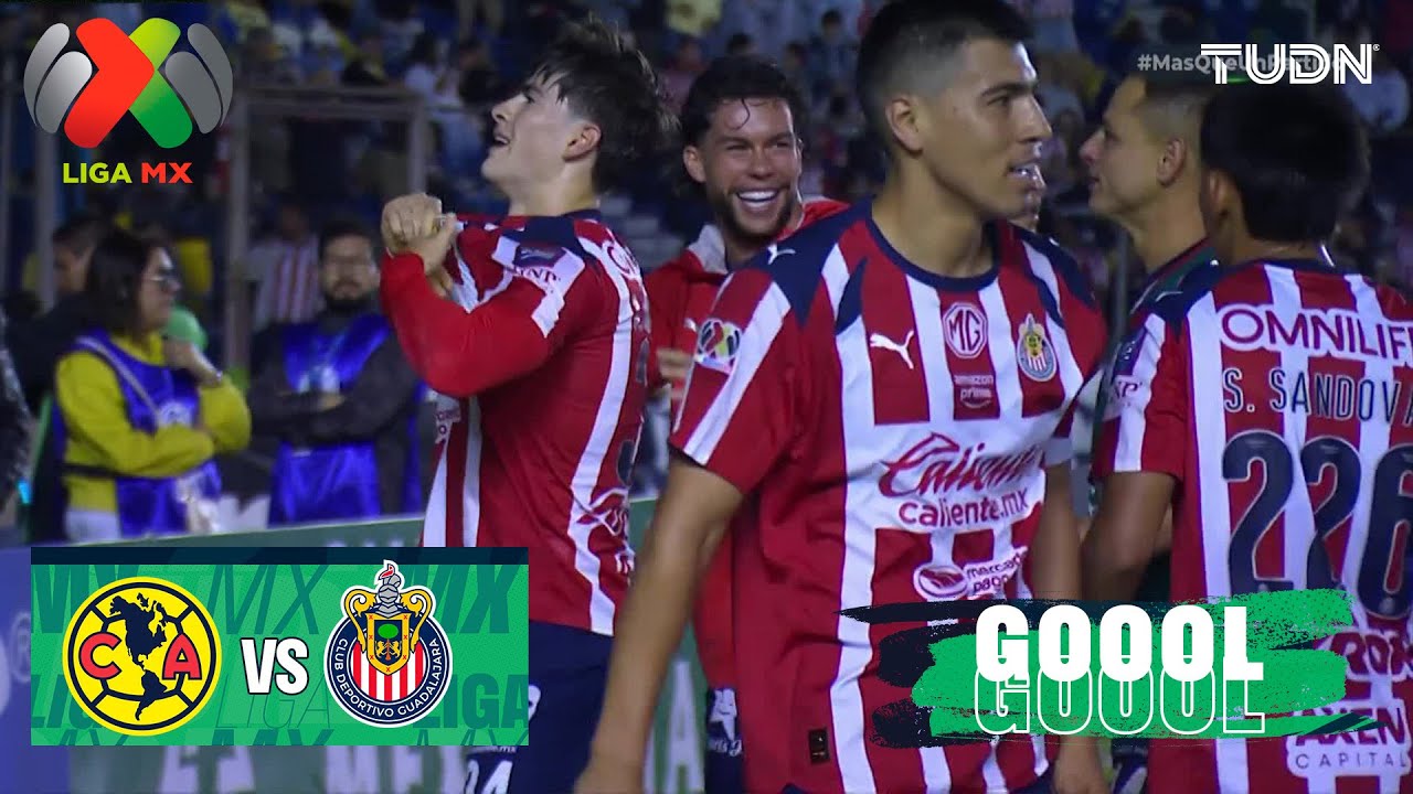 ¡Golazo de La Hormiga! Chivas aumenta su ventaja contra América en la Jornada 8 ⚽