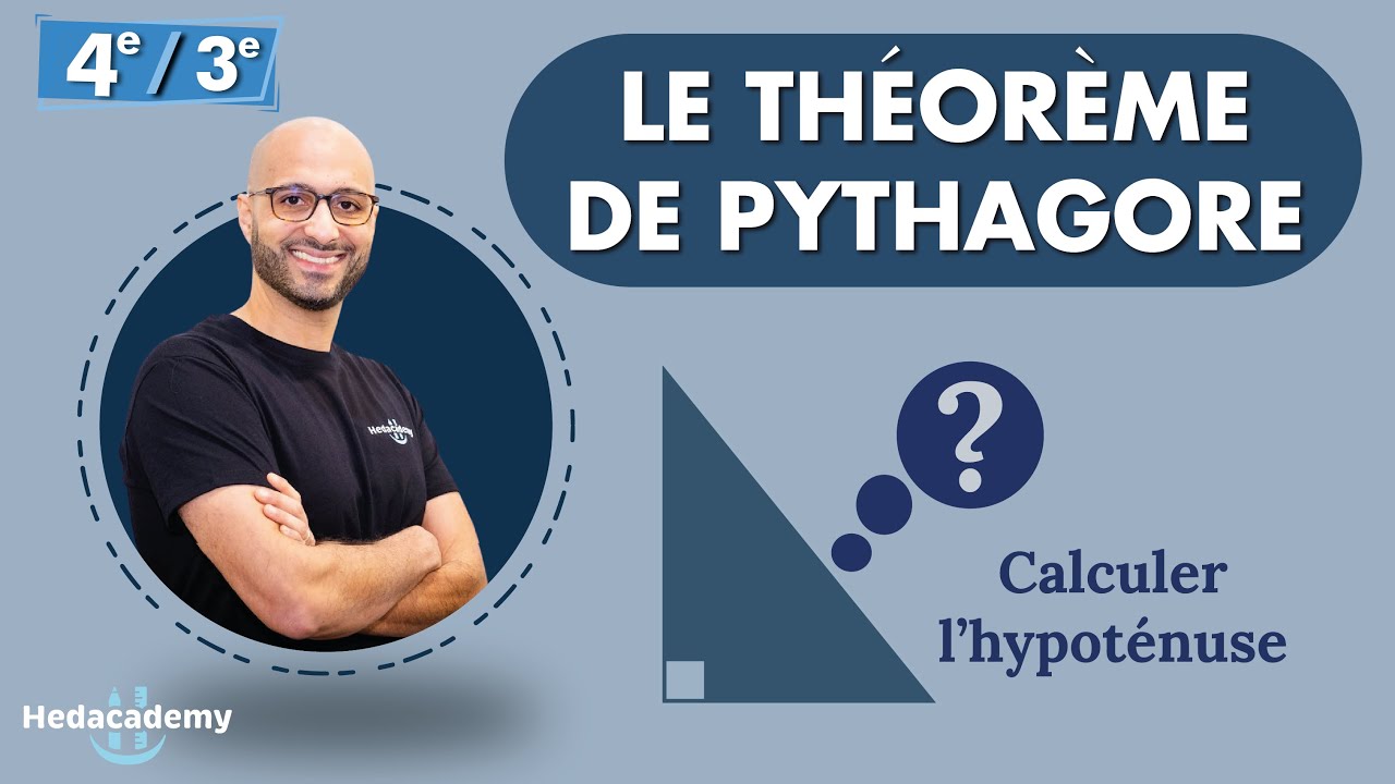 Théorème de Pythagore : Calcul de l'hypoténuse 📐