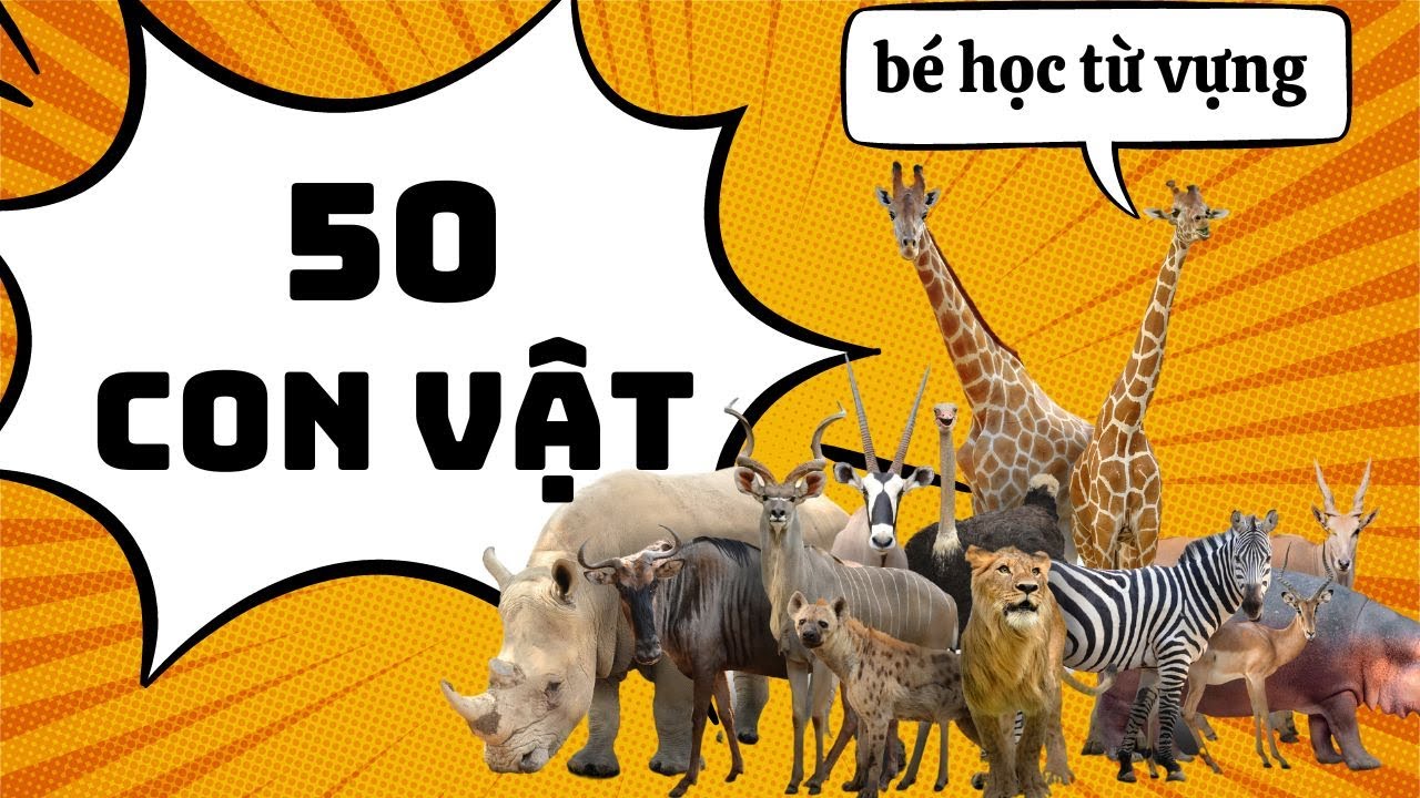 Dạy Tên Các Con Vật Cho Bé Nhanh 🐾