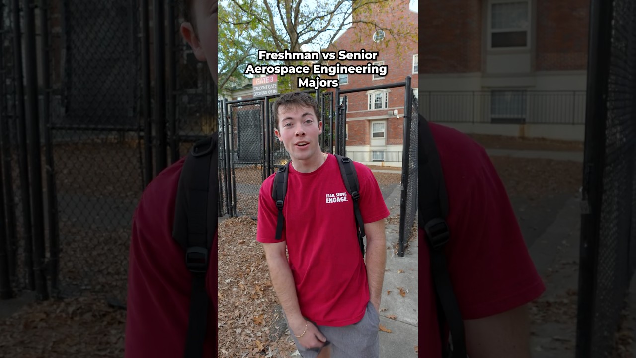Freshman vs Senior Aerospace Engineering Student