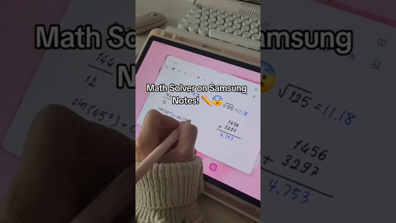 Master Math with Samsung Notes: Essential Hacks & Tips ✨