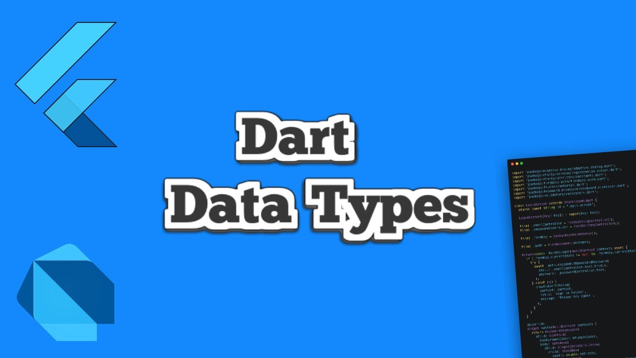 Dart Data Types & Functions Overview 📚