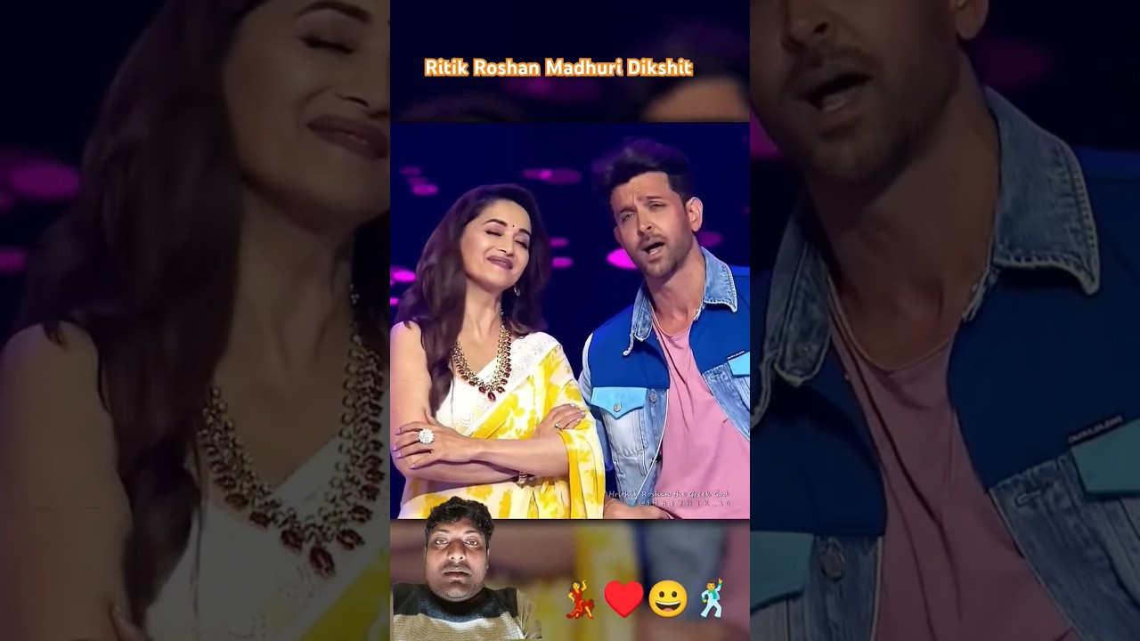 😀😀Ghunghate#main#Chanda Hai fir bhi hai fahla#Charon or# ujala Rrithik Roshan#Madhuri Dixit#song so💯