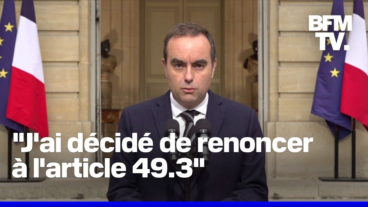Discours intégral de Sébastien Lecornu sur le gouvernement, l'Assemblée et le budget