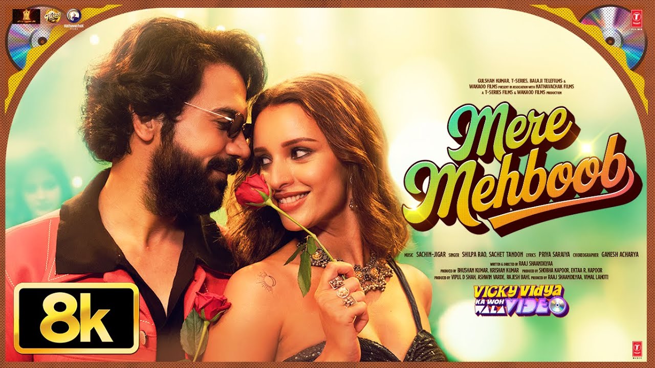 Mere Mehboob 8K Full Song: Rajkummar Rao & Triptii Dimri 🎶