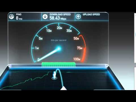 Ookla Speedtest on Wilkes Fiber (Mar 13, 2014)