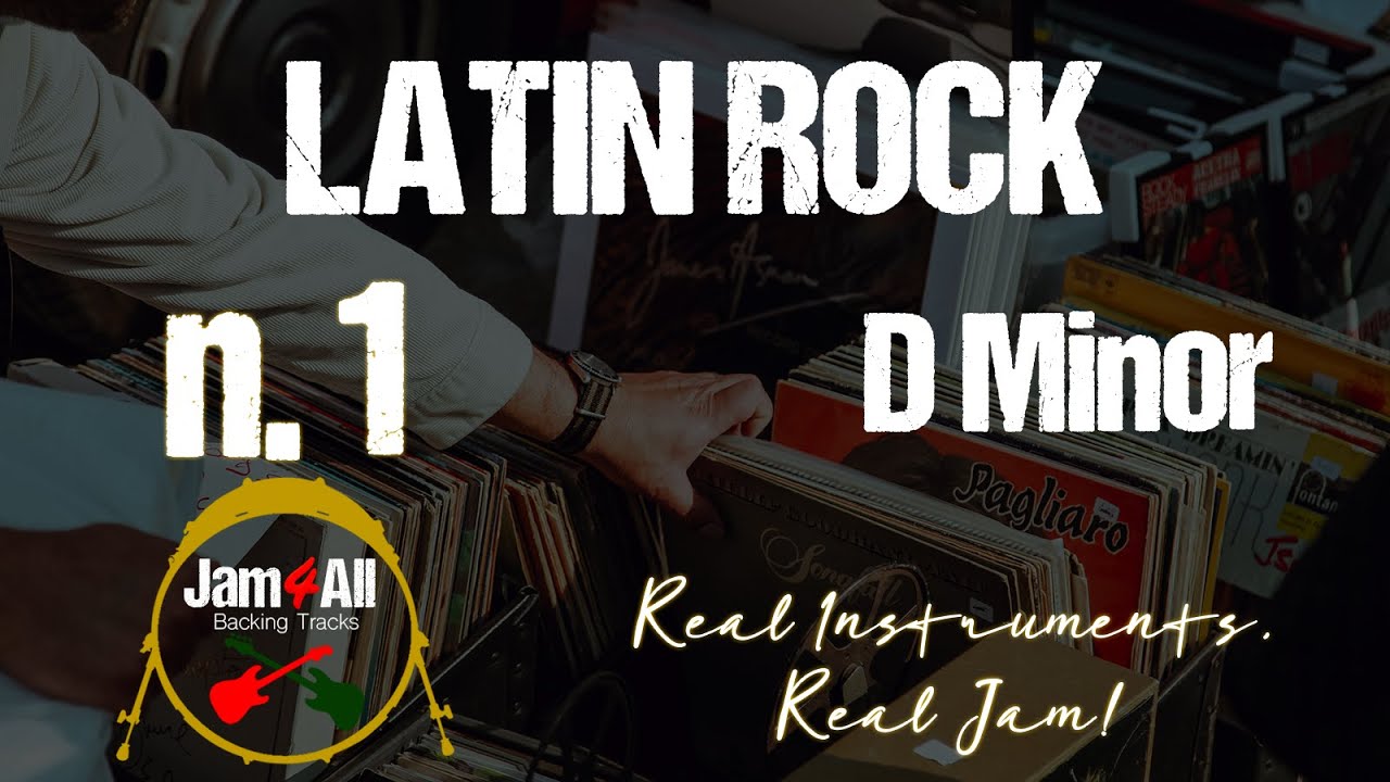 Latin Rock D Minor Backing Track (2022) 🎸