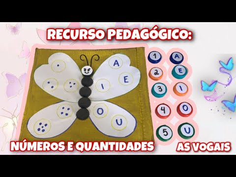 Recurso Pedagógico: Números e Quantidades | As Vogais | Matemática divertida| Alfabetização