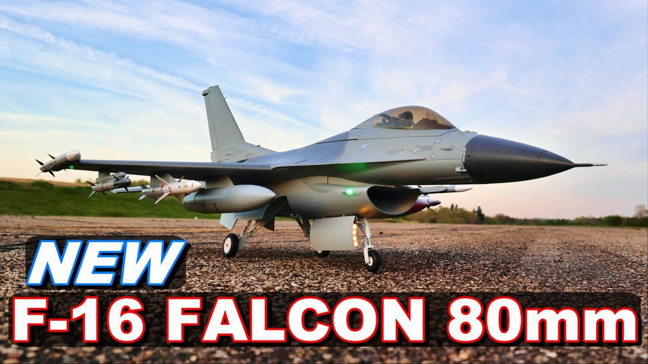 Experience the Thrill of the New E-flite F-16 Falcon 80mm EDF Jet ✈️