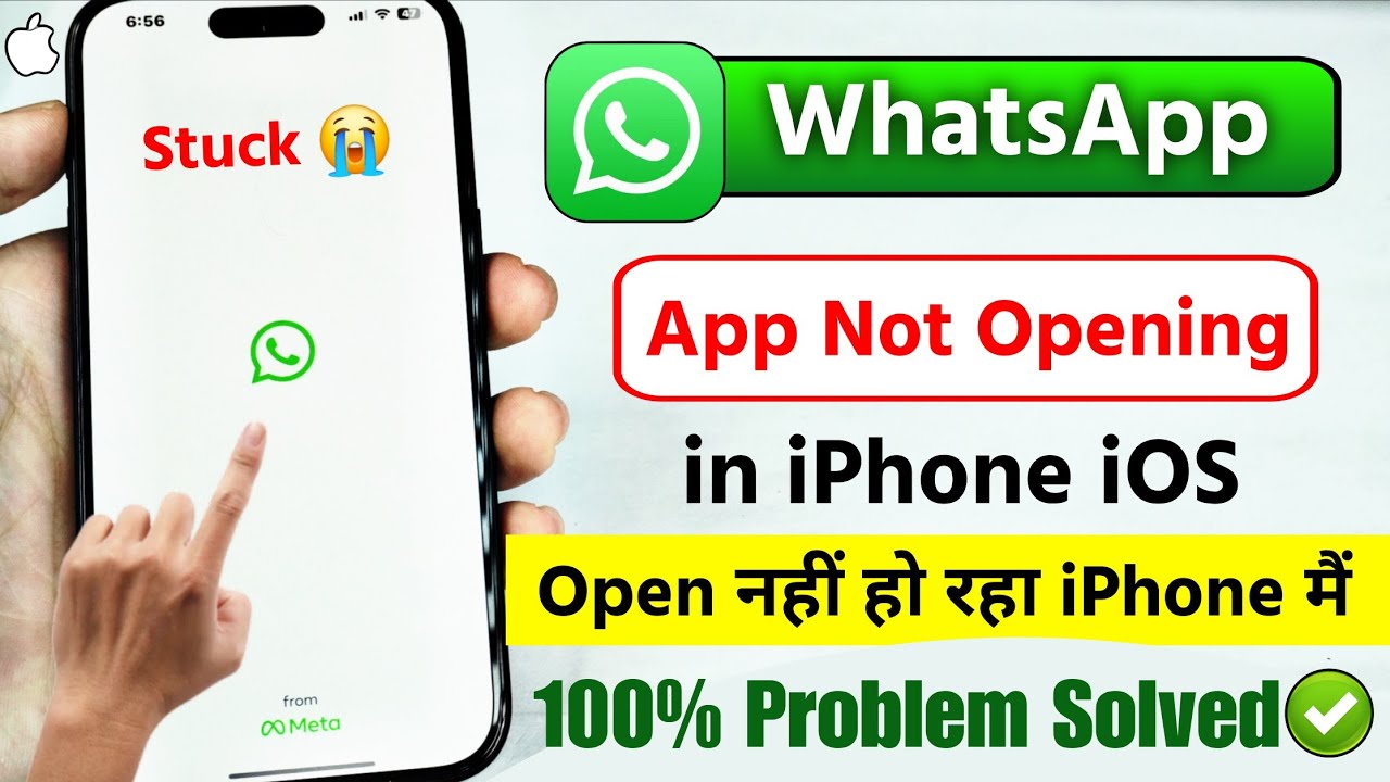 WhatsApp Not Opening on iPhone? Quick Fixes 📱
