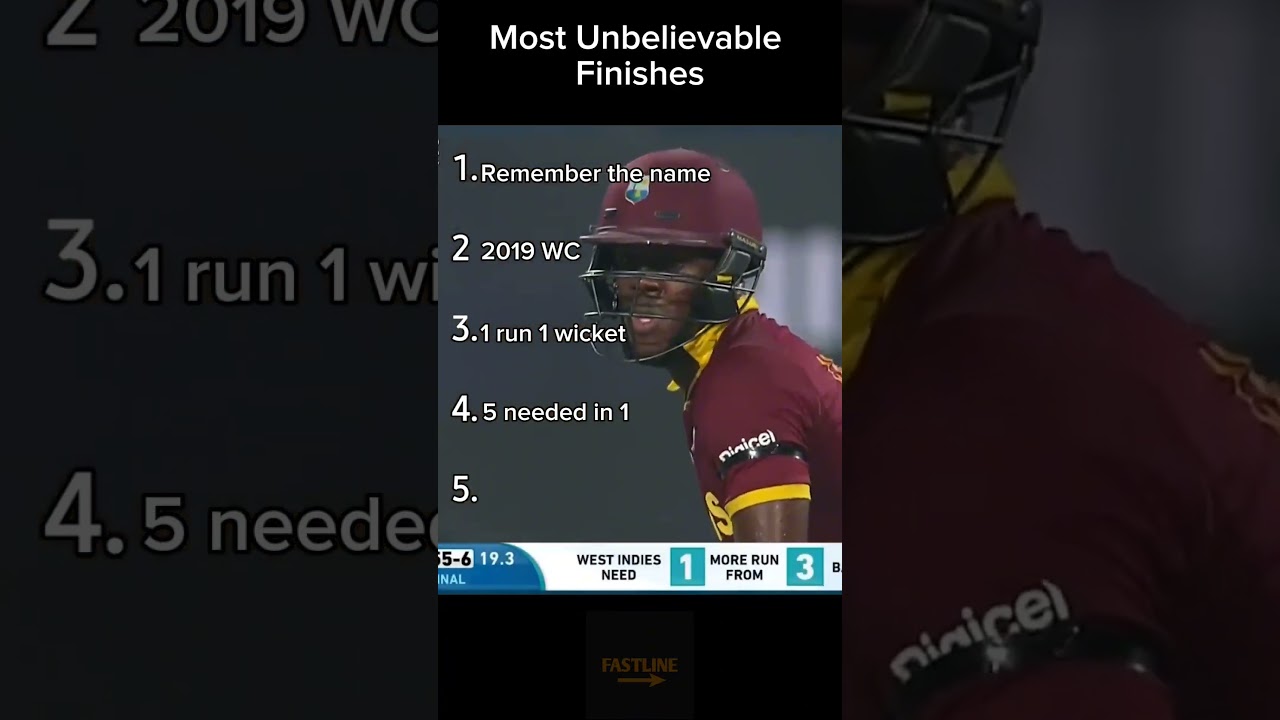 Top 5 Unbelievable Last-Ball Cricket Finishes π