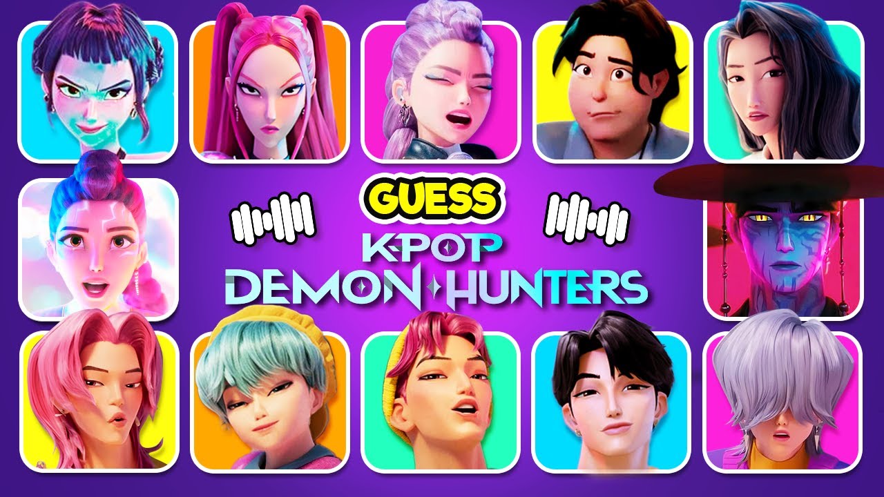 Guess KPOP DEMON HUNTERS Characters and Songs by Voice 🎤