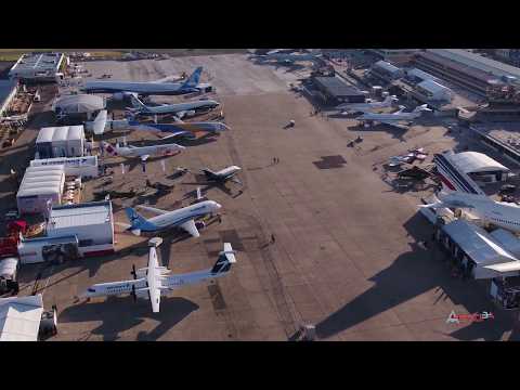Paris Airshow 2017 visto da un drone