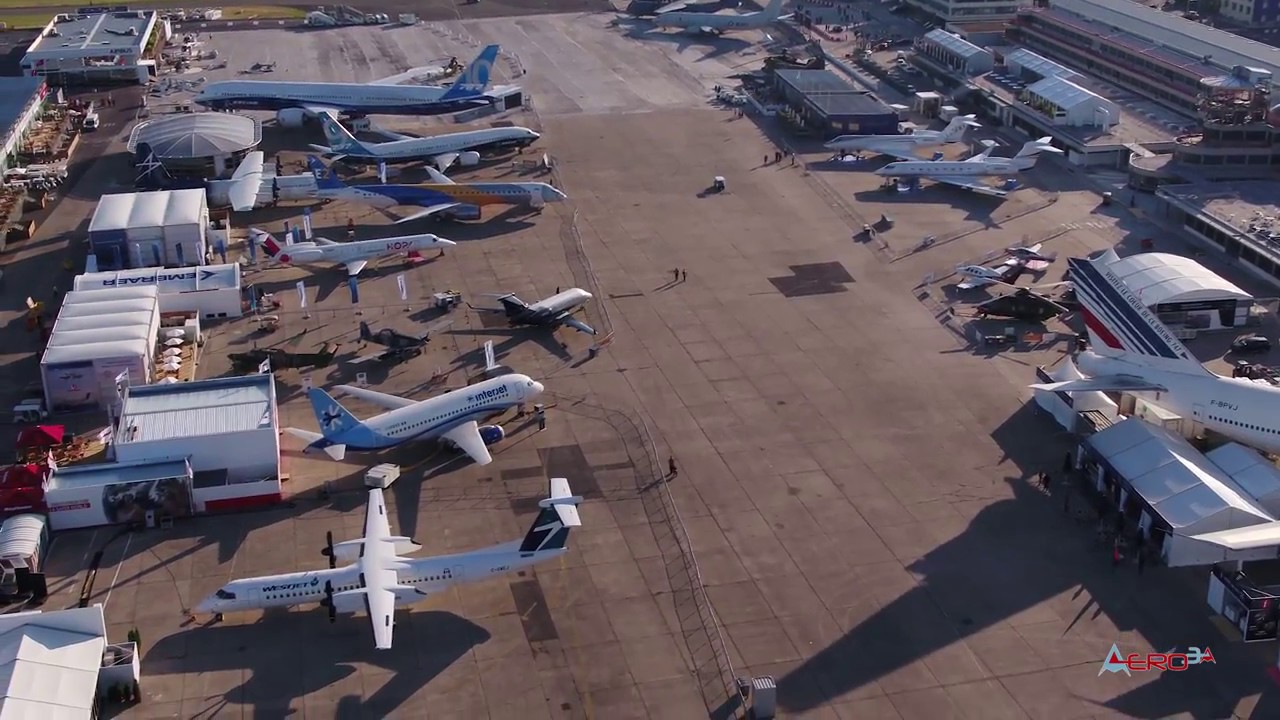 Impressionanti Riprese aeree del Paris Airshow 2017 con Drone ✈️