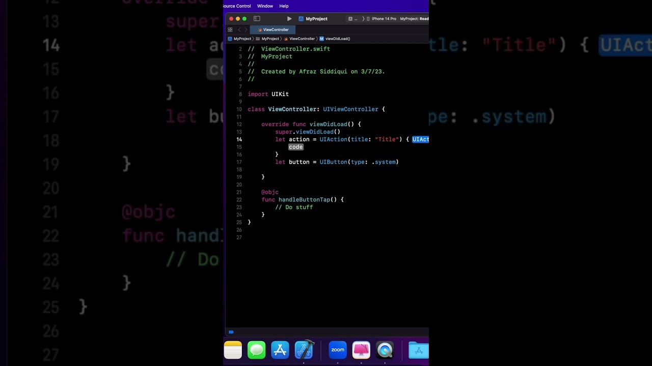 Create Modern Swift App Button in 60 Seconds 🚀