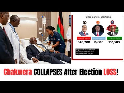 Lazarus Chakwera Hospitalized After Election Defeat Malawi in Shock 🇲🇼 Breaking News 2025