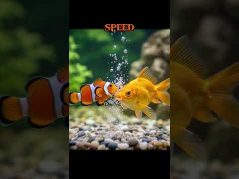 Clownfish vs Goldfish! Who Will Win?