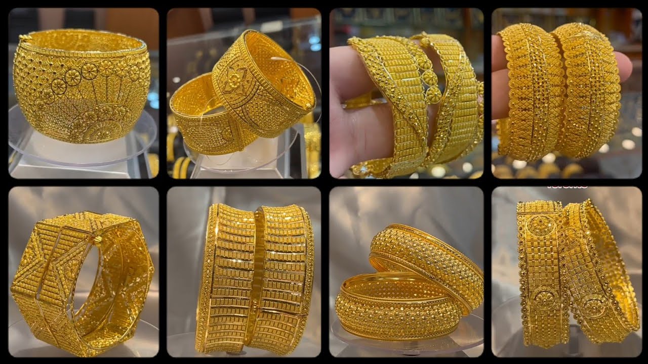 2023 Gold Bangle & Bracelet Designs for Women ✨