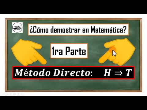 CÓMO DEMOSTRAR EN MATEMÁTICA/MÉTODO DIRECTO/DEMOSTRACIÓN DE EJEMPLO
