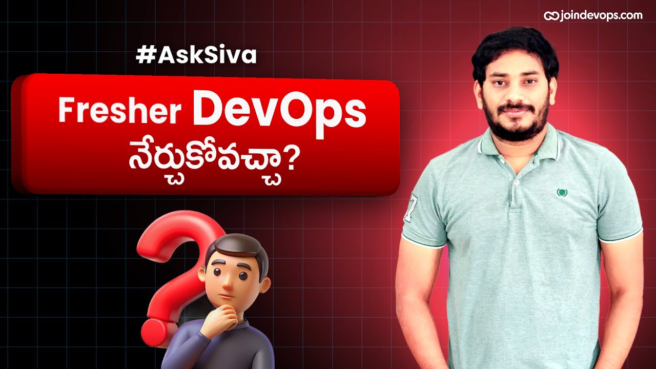 Fresher's DevOps Nerchukovacha? | DevOps for Freshers | Telugu | Sivakumar