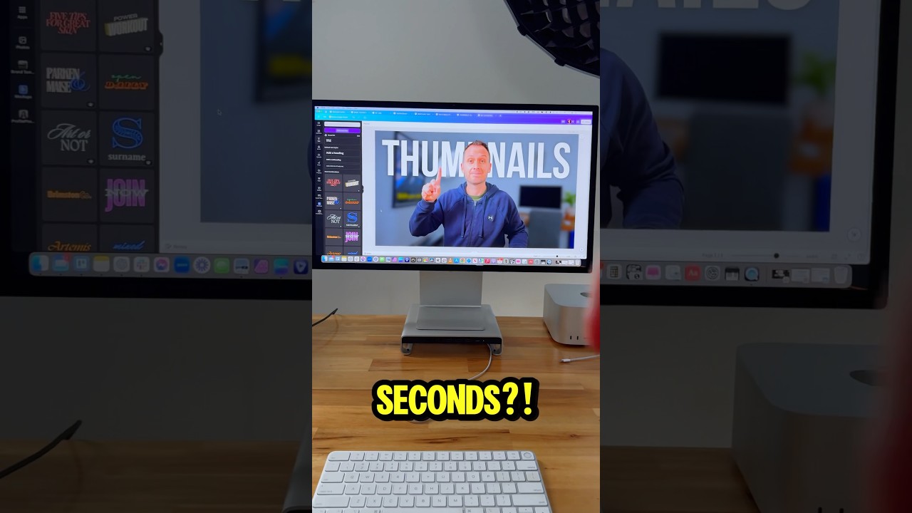 60 Create 60-Second YouTube Thumbnails in Canva 🤯