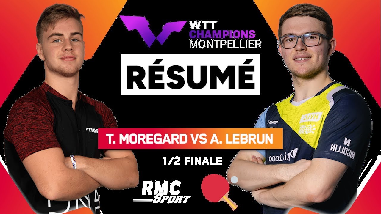 Alexis Lebrun en Demi-Finale au WTT Champions Montpellier 🇫🇷