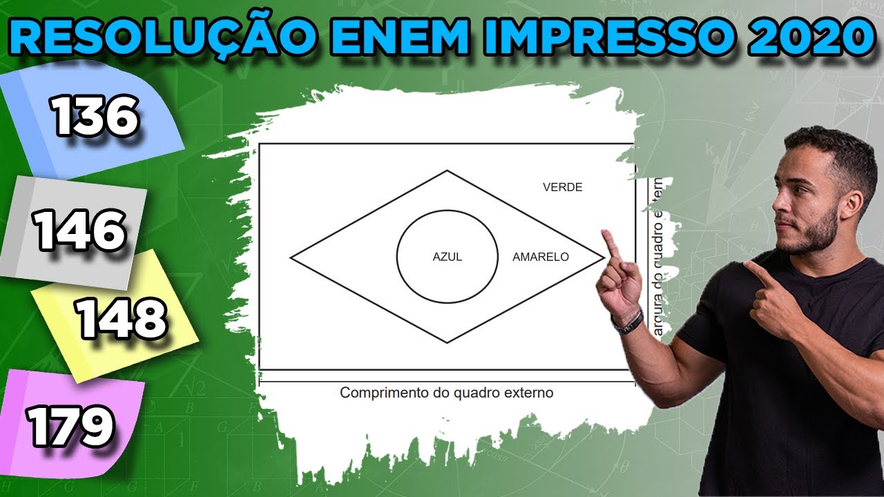 Questão 136 - Geometria Plana na Lei da Bandeira 🇧🇷