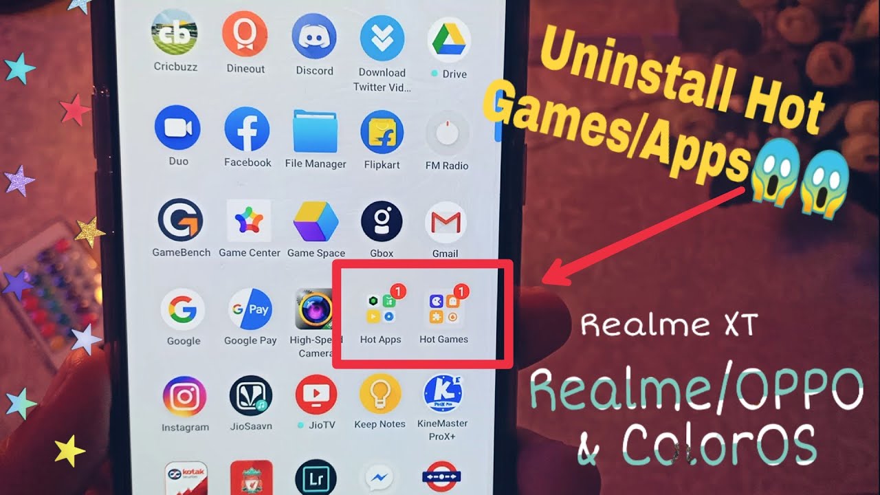 Remove Hot Apps & Games on Realme XT & ColorOS š±