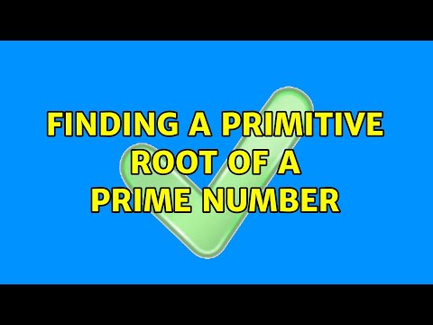 Finding a primitive root of a prime number (3 Solutions!!)