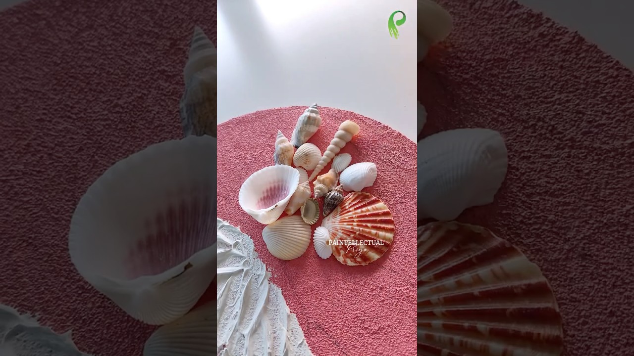 Sea Shell Butterfly Painting 🦋