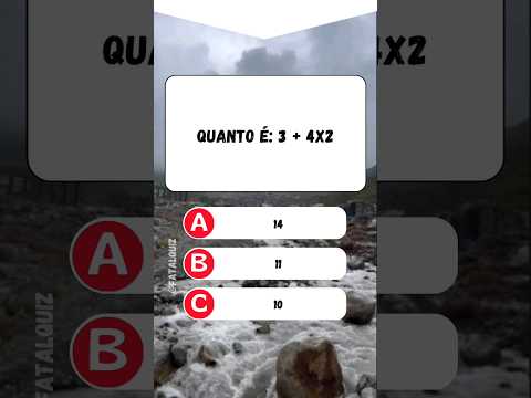 Quiz matemático - Teste seus conhecimentos! #quiz #matemática