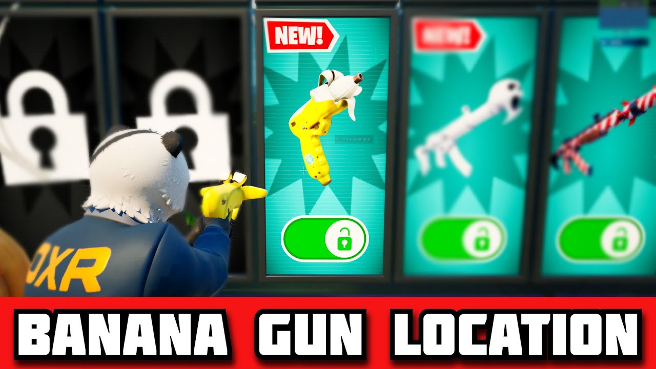 Master the NEW Banana Gun in 1v1 Battles on Every Map! 🍌