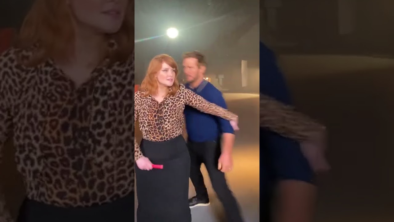 Jurassic World TikTok with Chris Pratt & Bryce 🦖