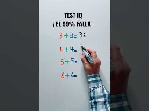 Test de inteligencia - Test iq - IQ TEST - ¡ El 99% Falla !