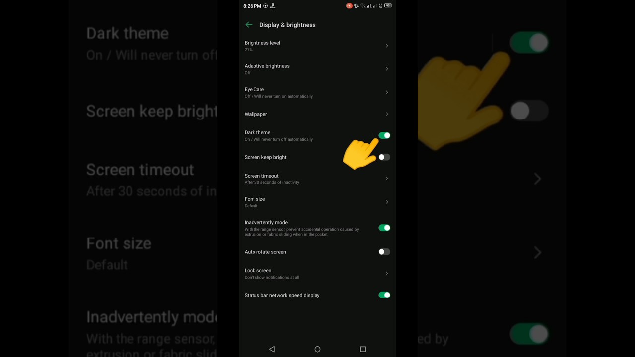 Infinix Hot 11 Play Dark Theme Setup