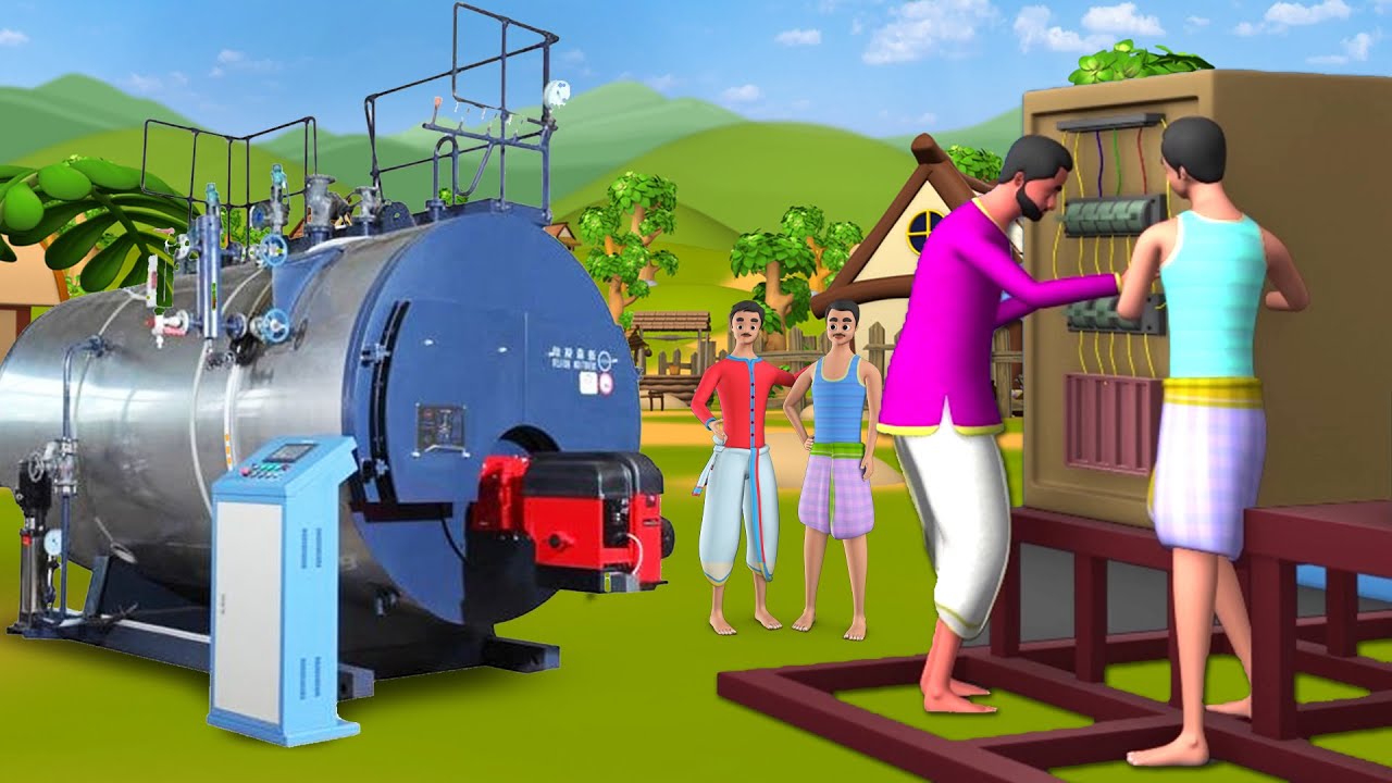 बिजली की फैक्ट्री हिंदी कहानी | Maa Maa TV ⚡