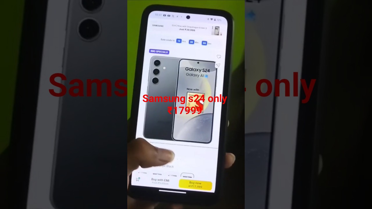 Samsung Galaxy S24 ₹17,999 at Flipkart BBD 2025 🎉
