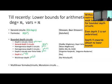 AC Seminar: Shubhangi Saraf - New Lower bounds for set multilinear forms